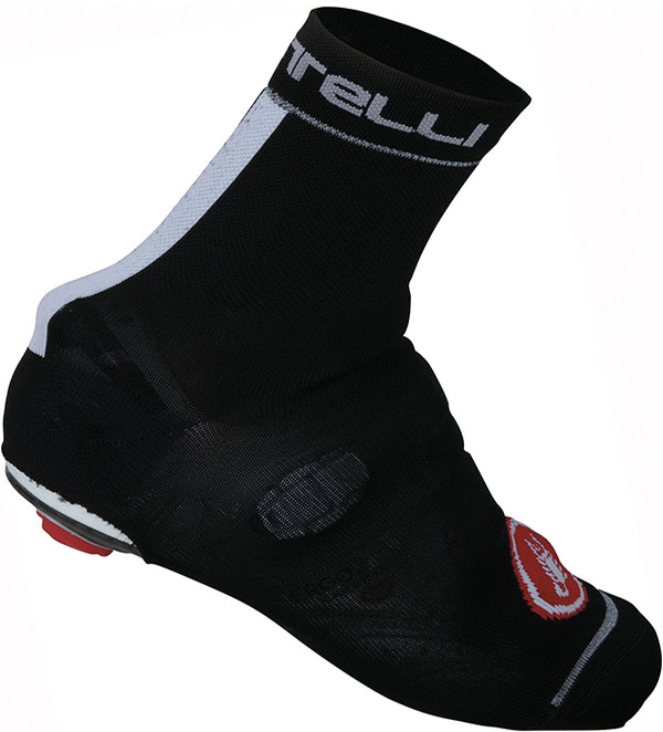 2014 Castelli Copriscarpe Ciclismo Nero e Bianco